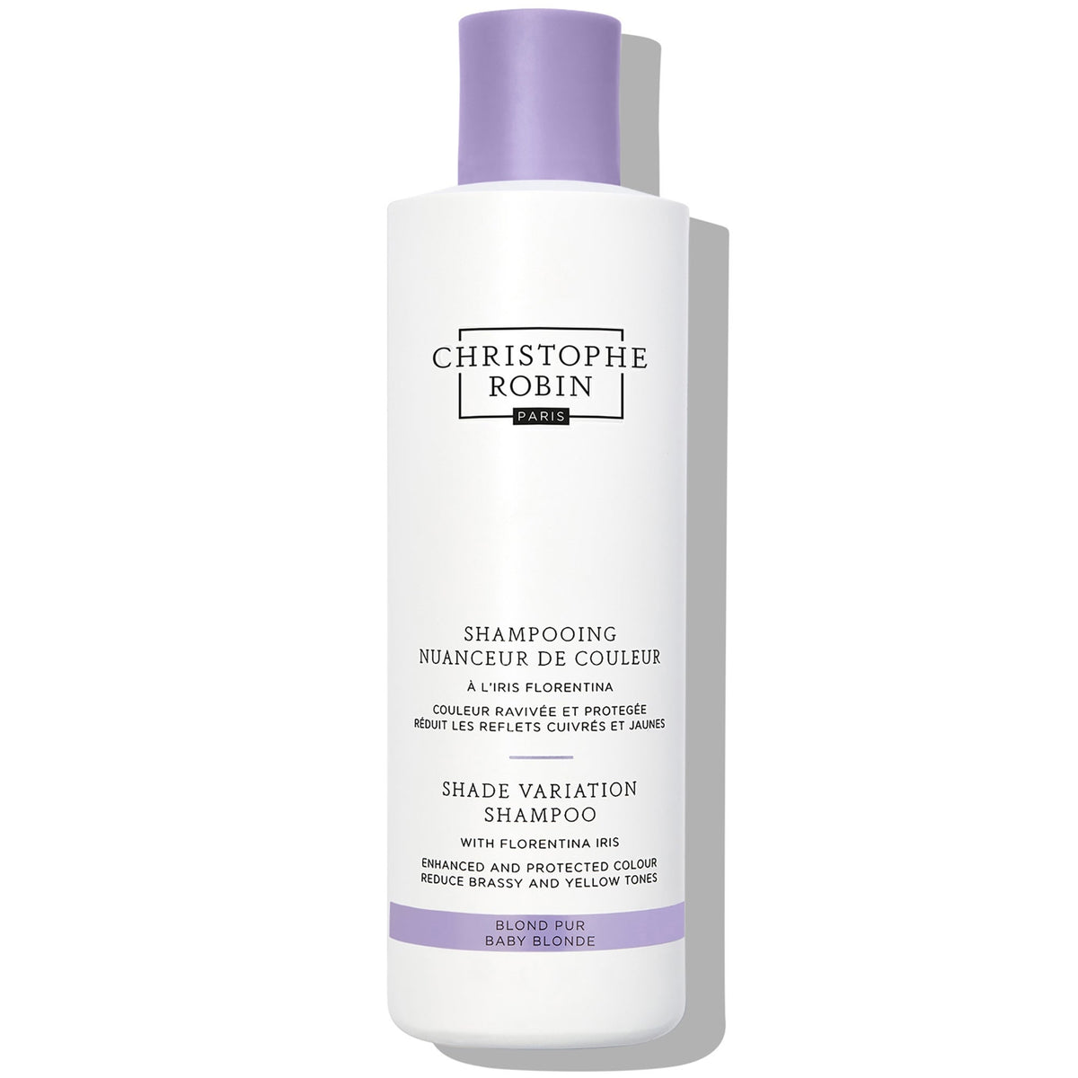 Christophe Robin Champú Matizador con iris florentina para cabello rubio - BeautifyBox