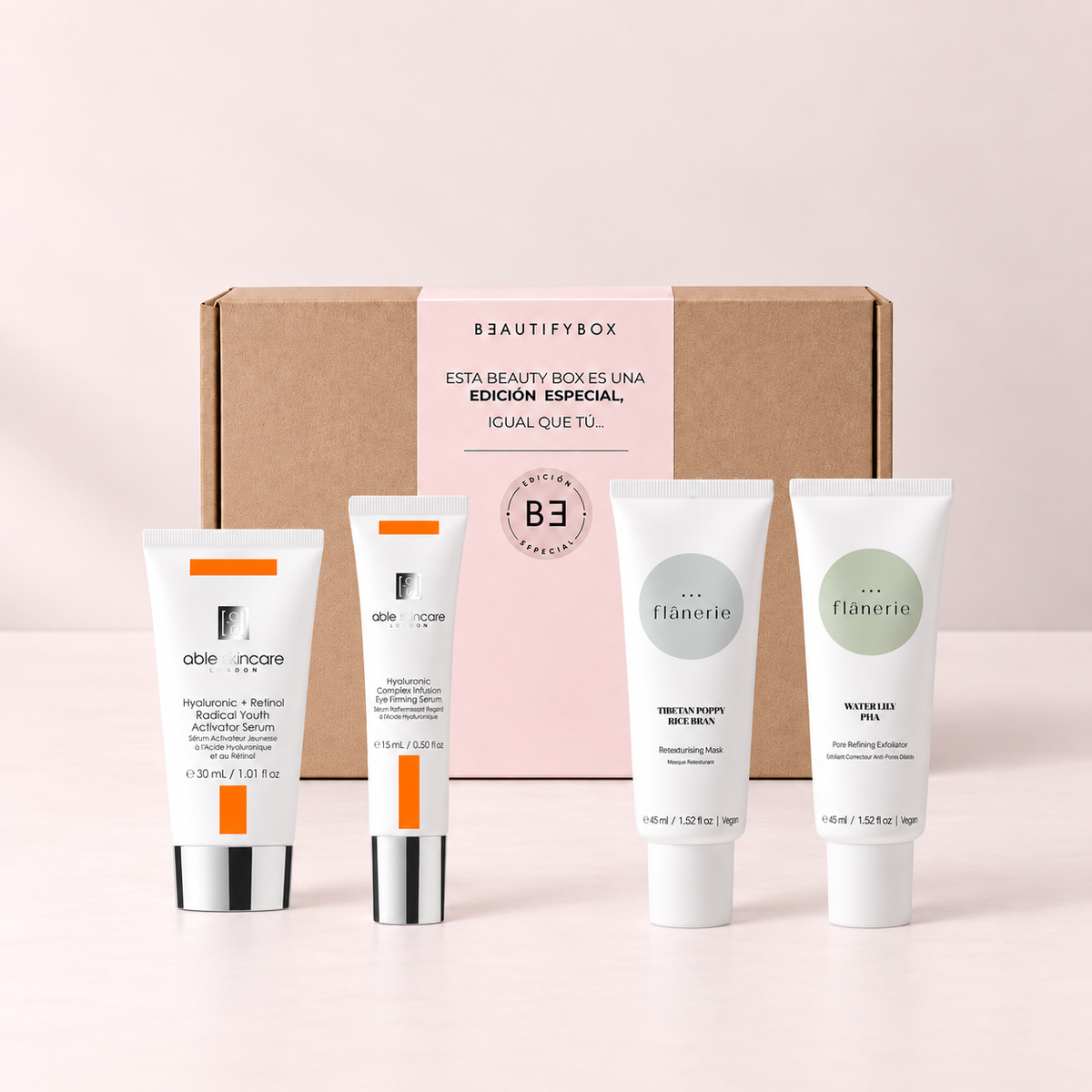 Able y Flanerie Beauty Box Rutina Facial - BeautifyBox