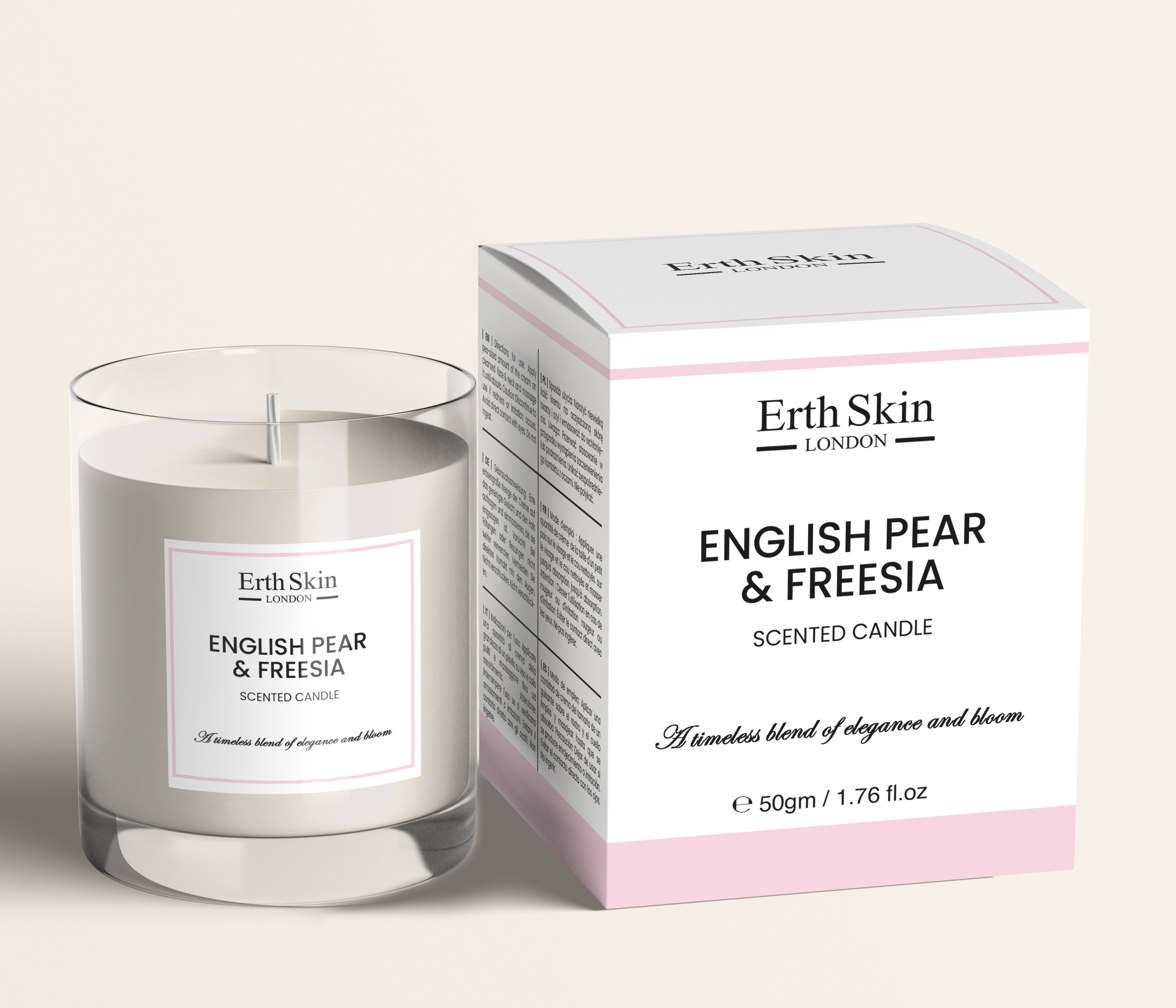 English Pear & Freesia Vela perfumada