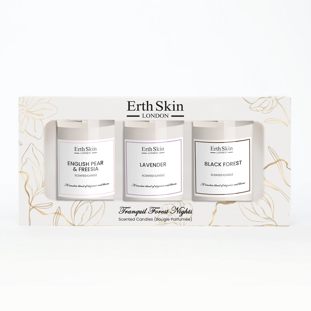 Estuche ErthSkin London Tranquil Forest Nights con tres fragancias - BeautifyBox