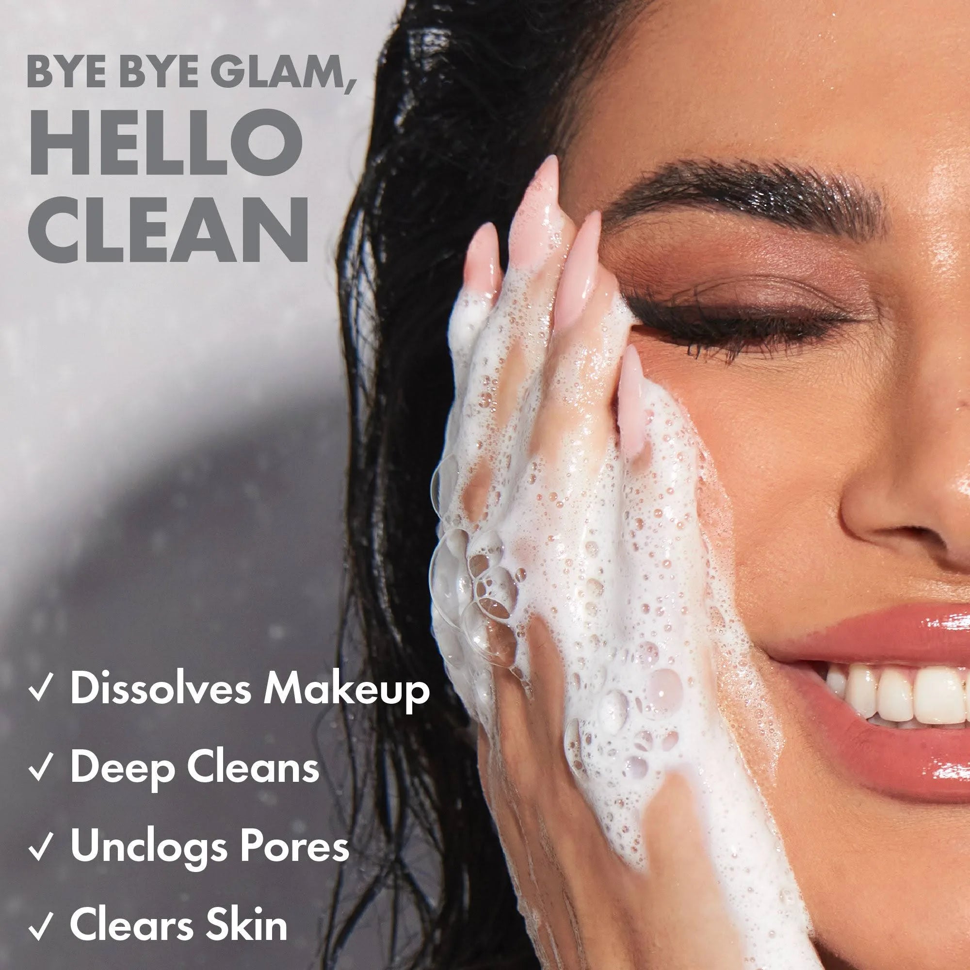 Huda Beauty Get Clean Gel-to-Foam Cleanser