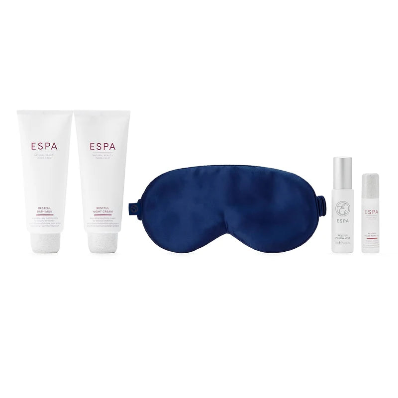 Restful Night Ritual Set - Antifaz de Seda y Aromaterapia