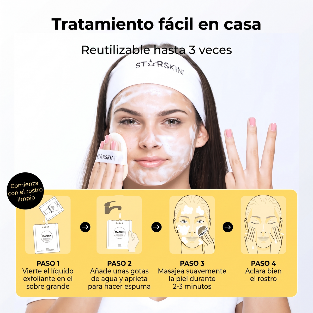 STARSKIN Glowstar Peeling Puff - BeautifyBox