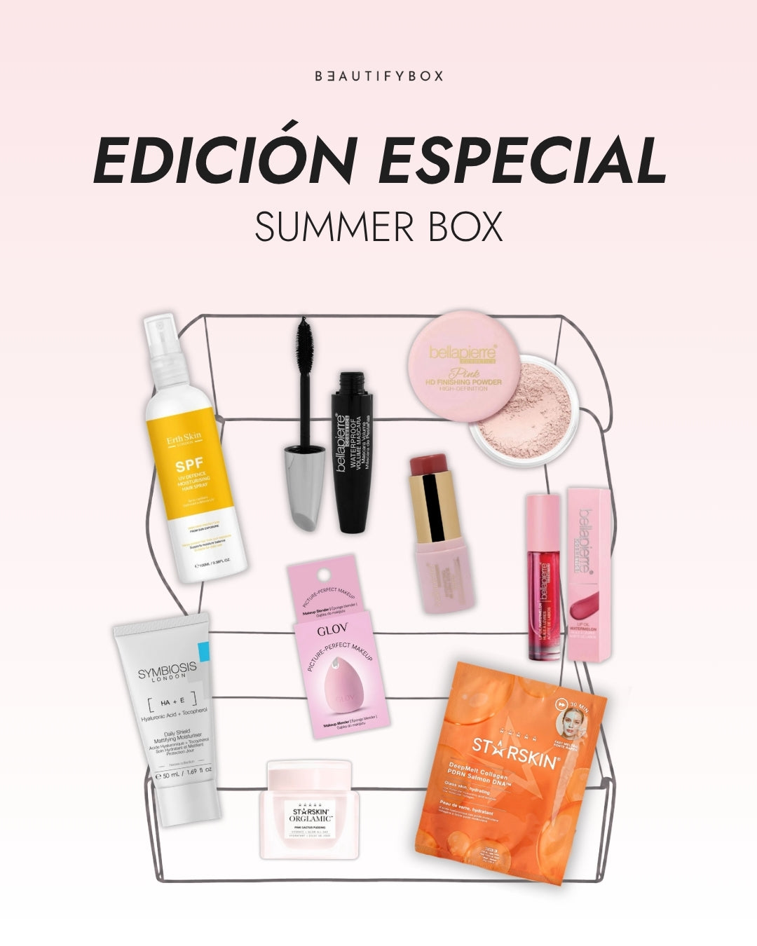 maquillaje skincare makeup symbiosis erthskin bellapierre starskin glov