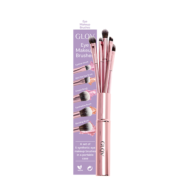GLOV Eye Brushes con estuche cilíndrico - BeautifyBox