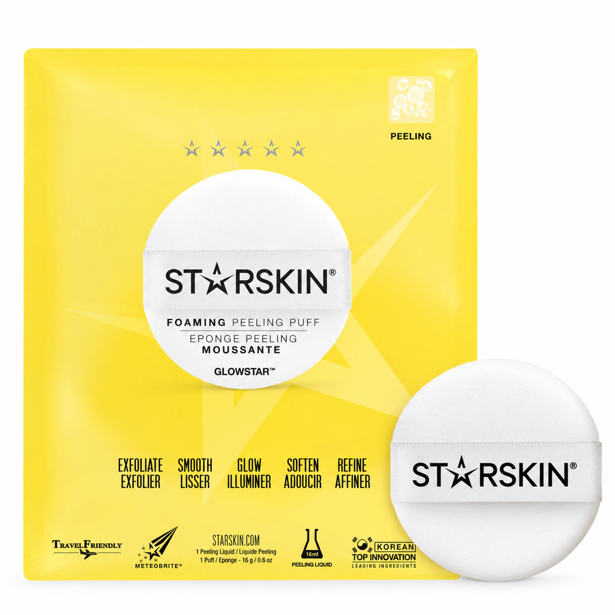 STARSKIN Glowstar Peeling Puff - BeautifyBox