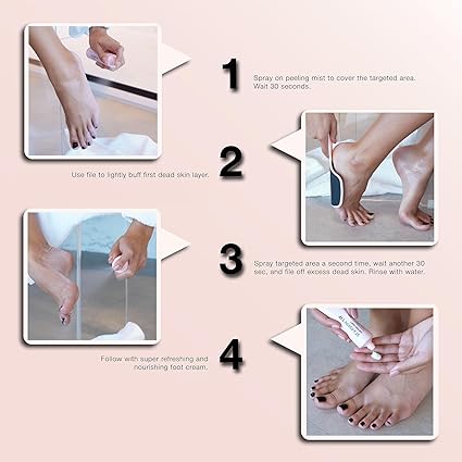 Starskin VIP Fab Feet Fast | Kit Exfoliante e Hidratante para Pies (15 usos)