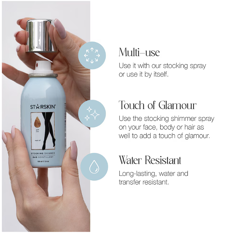Starskin Stocking Shimmer Gold Spray