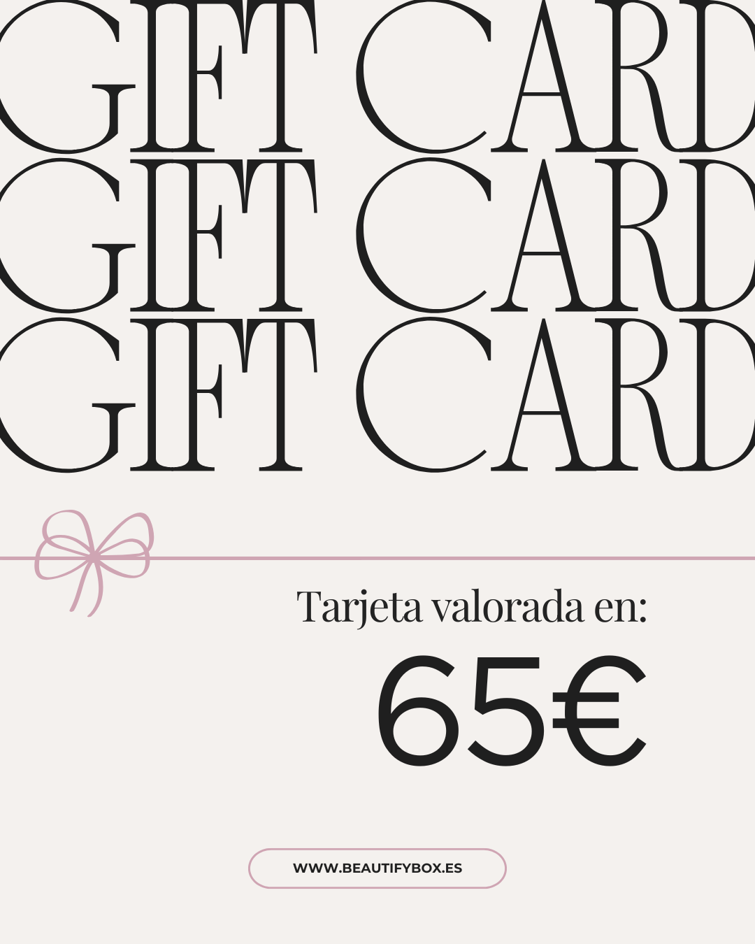 Tarjeta Regalo Beautify Box - Beautify Box