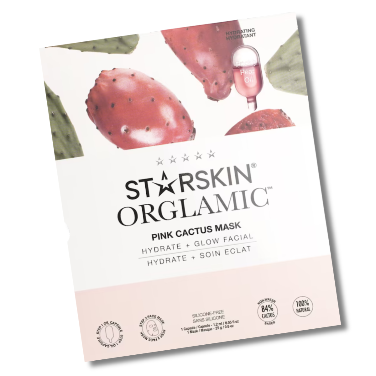 STARSKIN ORGLAMIC Pink Cactus mascarilla facial nutritiva 1 ud - BeautifyBox