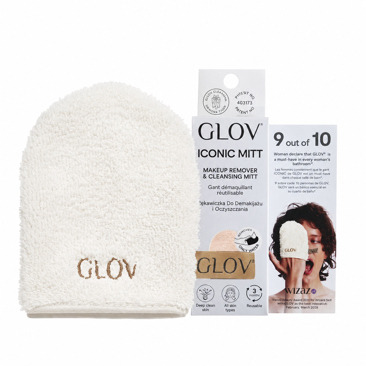 GLOV Manopla Desmaquillante Reutilizable Iconic Mitt