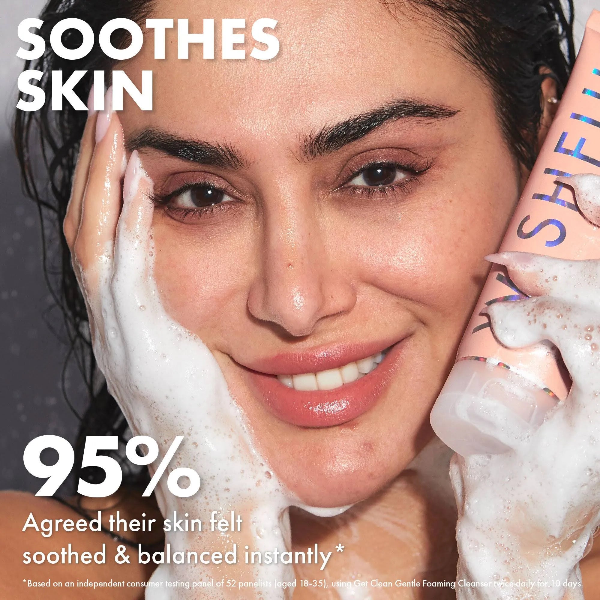 Huda Beauty Get Clean Gel-to-Foam Cleanser