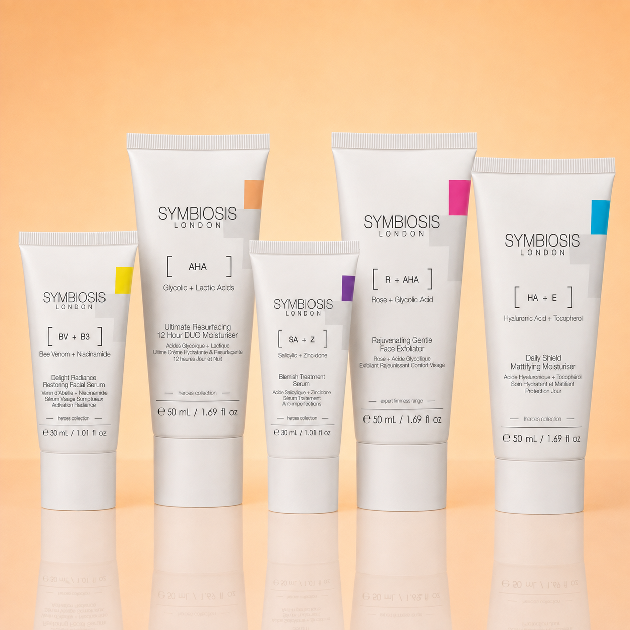 Beauty Box de rutina facial Symbiosis con 5 productos - BeautifyBox
