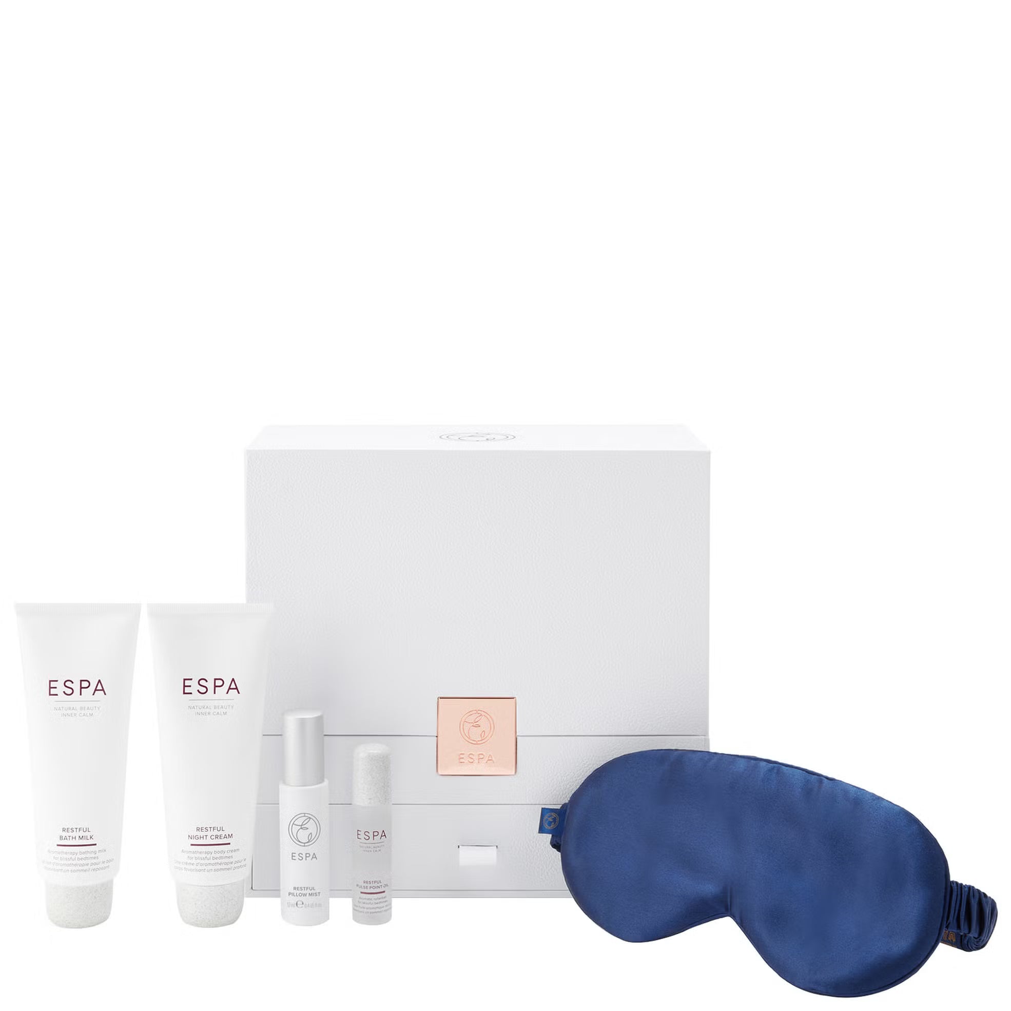 Restful Night Ritual Set - Antifaz de Seda y Aromaterapia