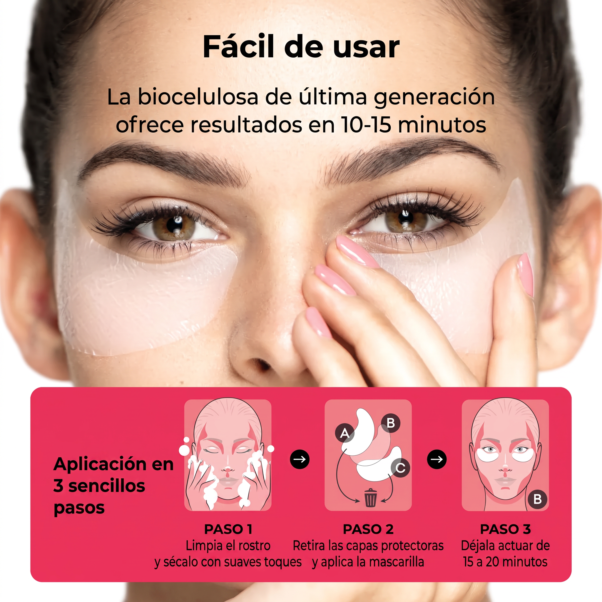 Eye Catcher Mascarilla para ojos (Pack 3 uds)