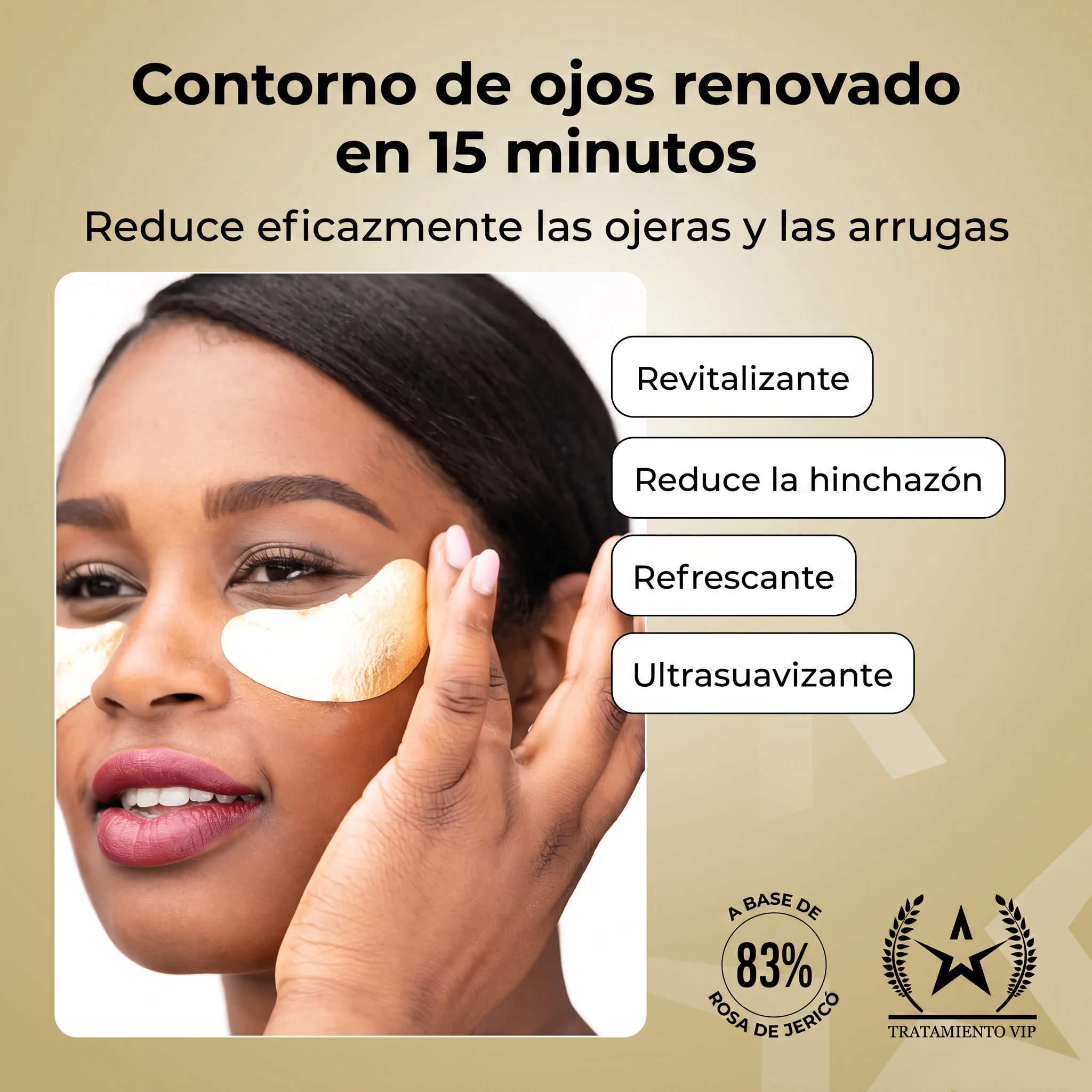 VIP The Gold Mascarilla de ojos (Pack 4 uds)