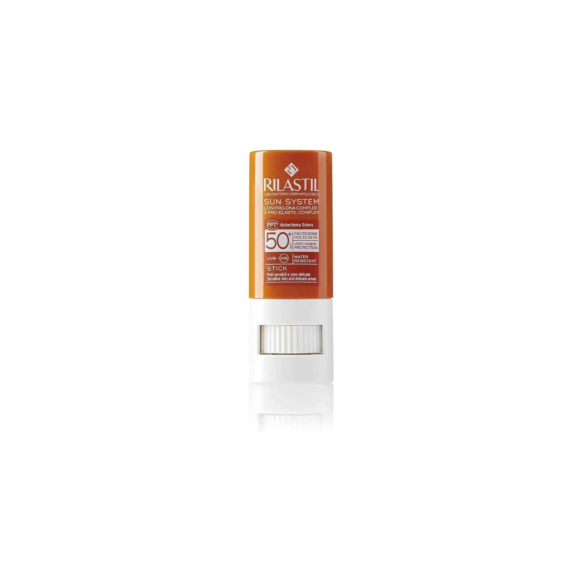 Rilastil Sun System Stick SPF 50+ aplicacion zonas localizadas manchas cicatrices estrias | BeautifyBox