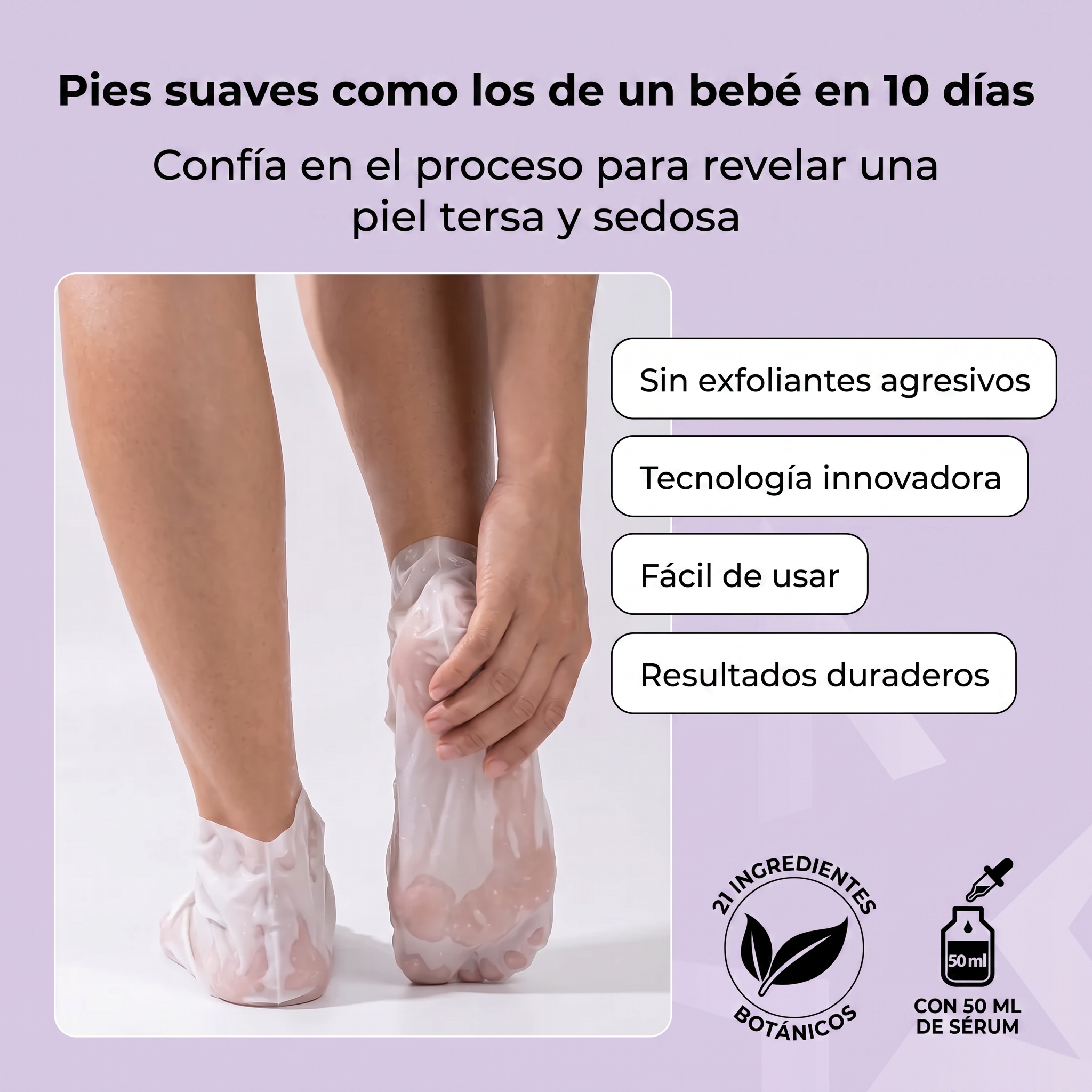 STARSKIN Magic Hour Foot Mask - Calcetines Exfoliantes para Pies - BeautifyBox